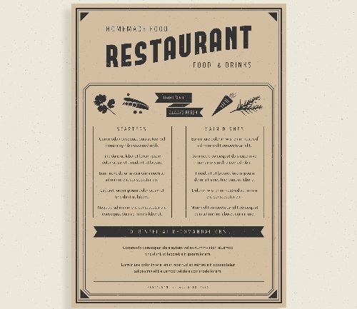 old menu